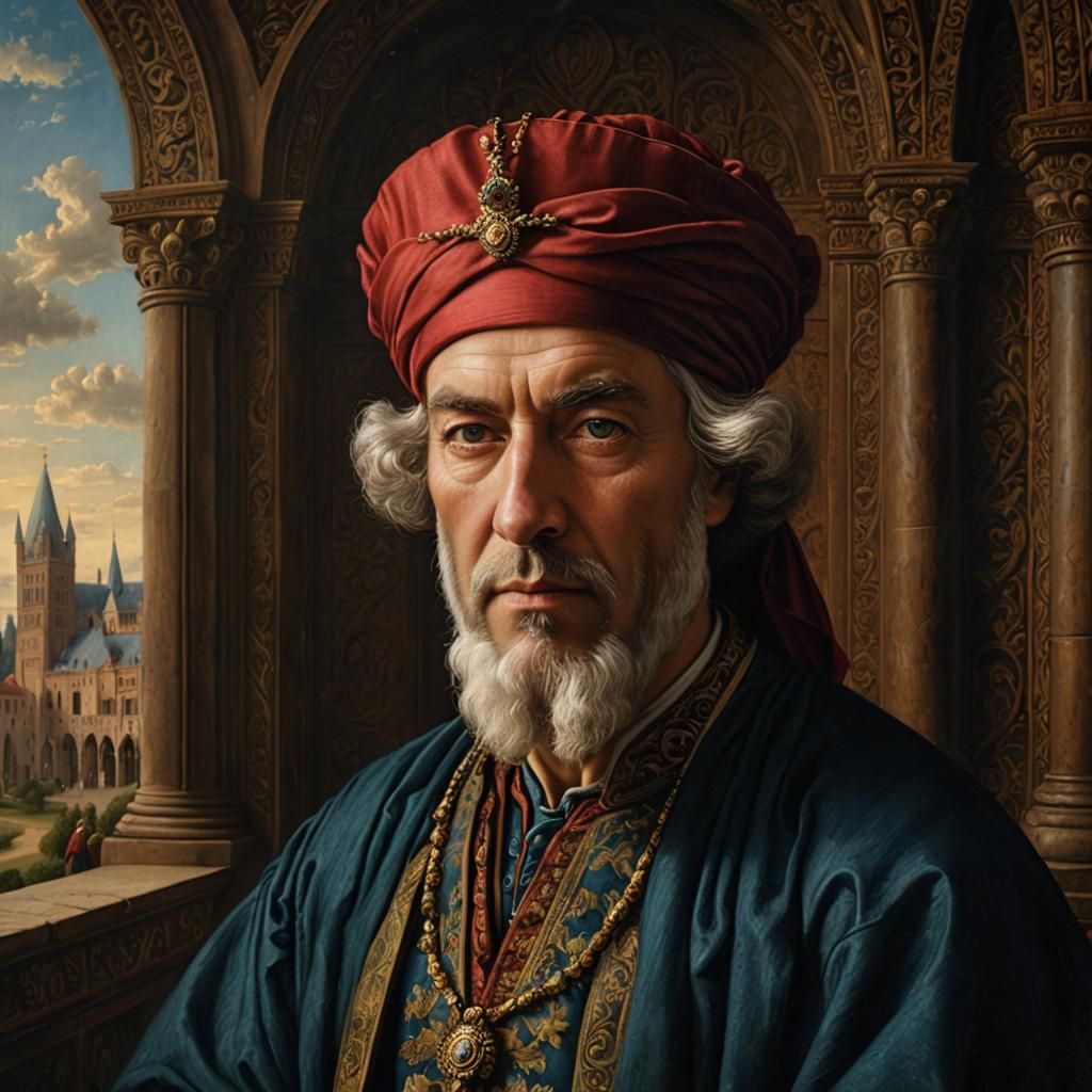 beautiful perfect smooth detailed matte painting, Renaissanc...