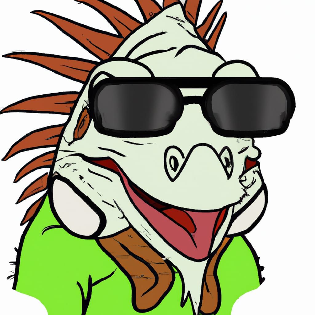 Mr. smiling iguana