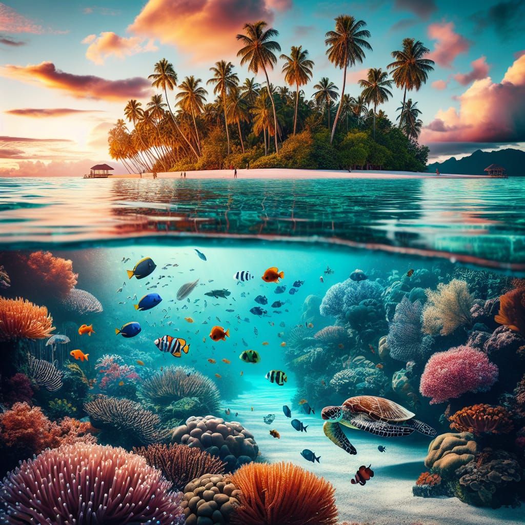 Island Waters  by @Foul Rabbit