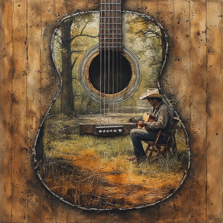 The Guitarist   by @Carol B