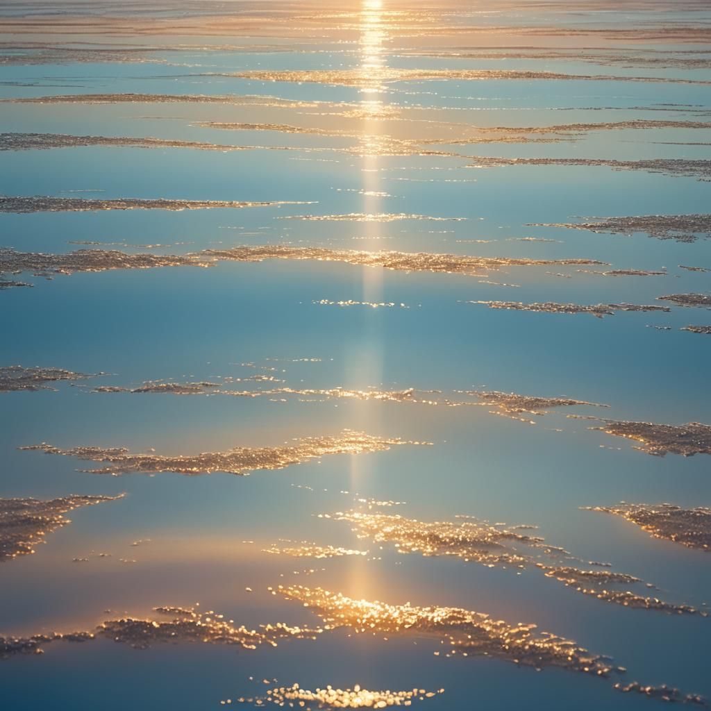 Ethereal Lightscape with Luminescent Hues in Fantasy Style