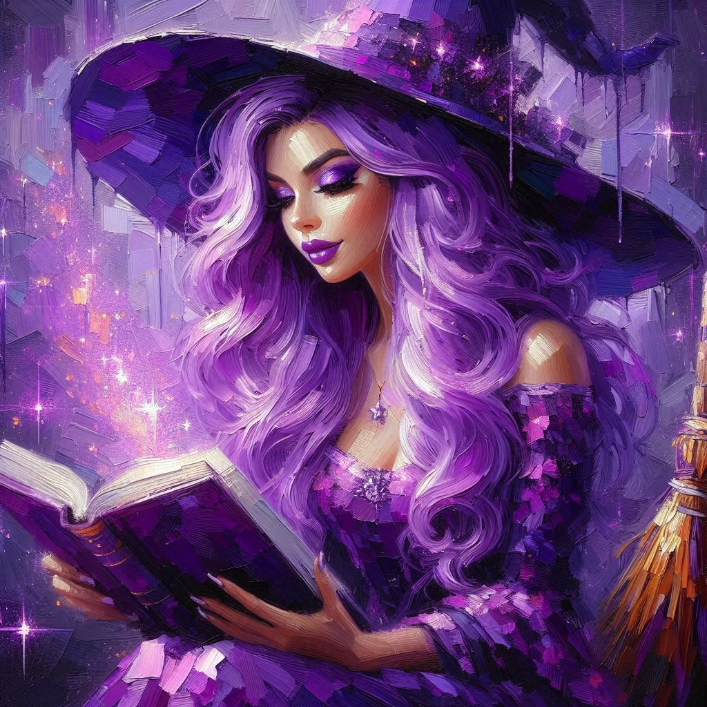 I'm just a... witch who loves to read books!