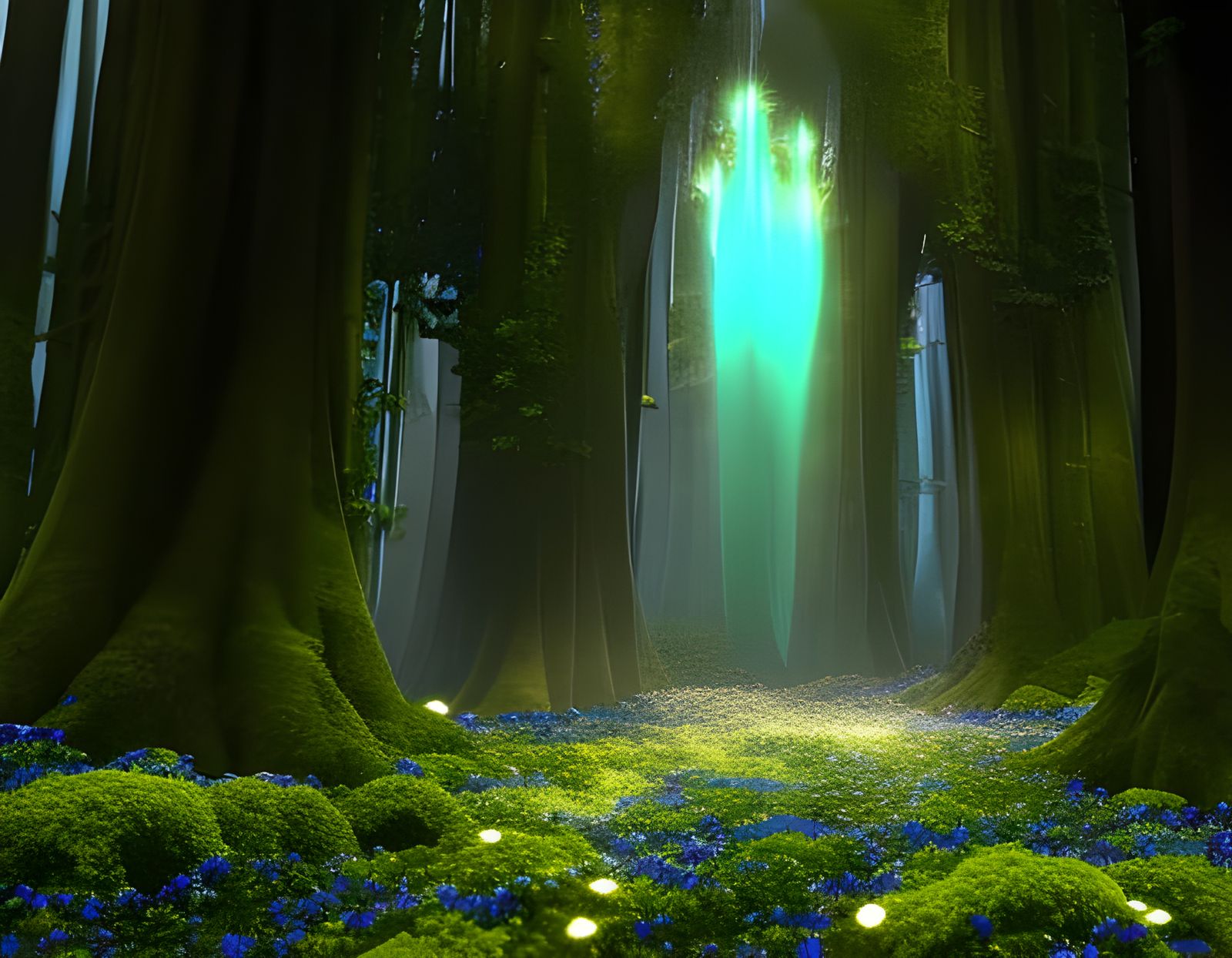 Ancient Enchanted Forest false