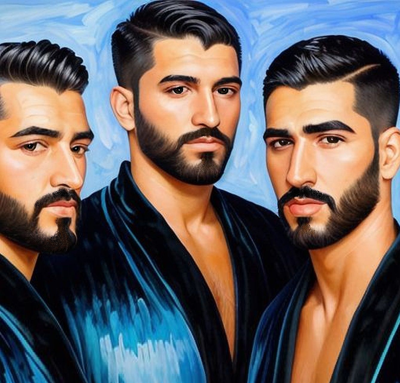 Threesome 🩵🩵🩵