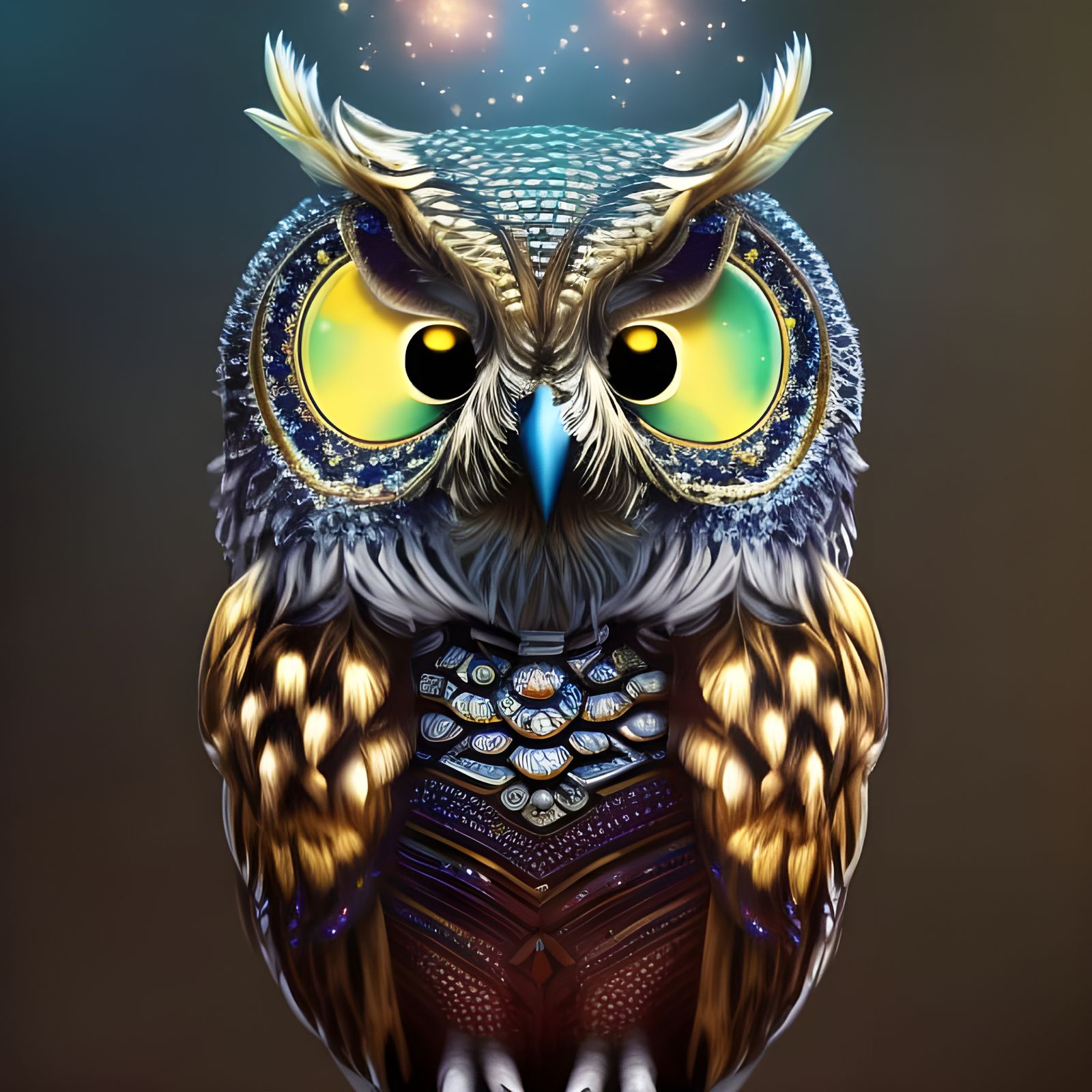 Owl - AI Generated Artwork - NightCafe Creator