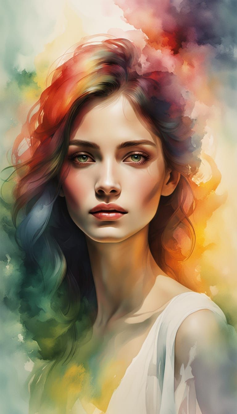 Iridescent aura  by @RotterdammertDigitalArt