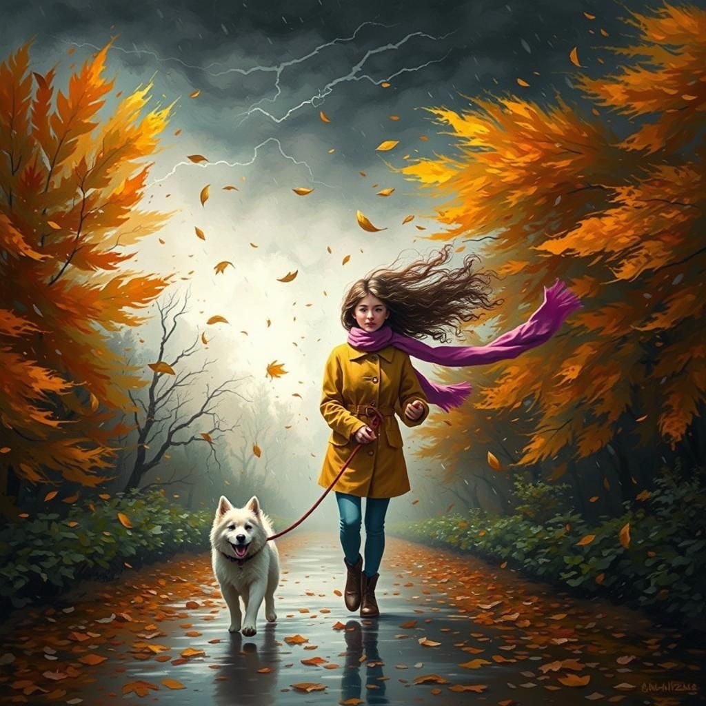 The stormy autumn