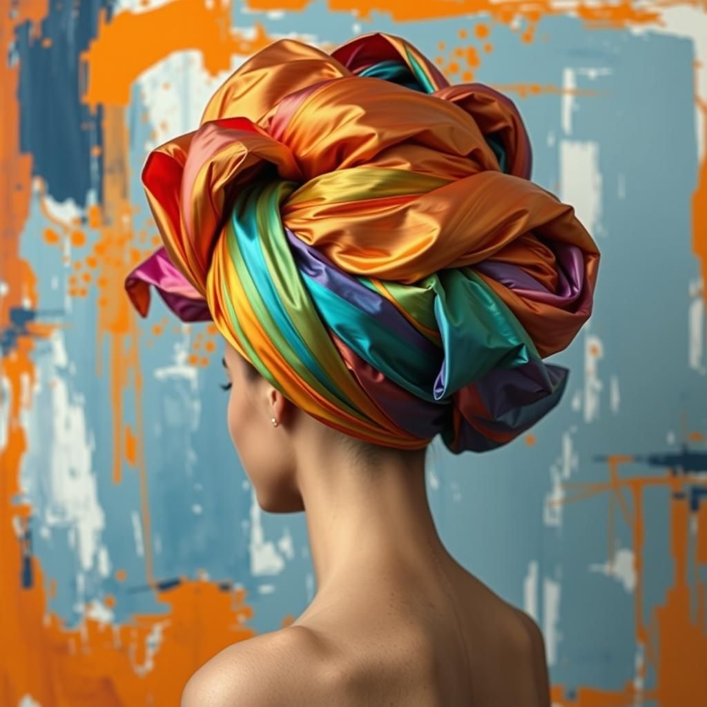 Rainbow hair 4 AI Generated Artwork NightCafe Creator