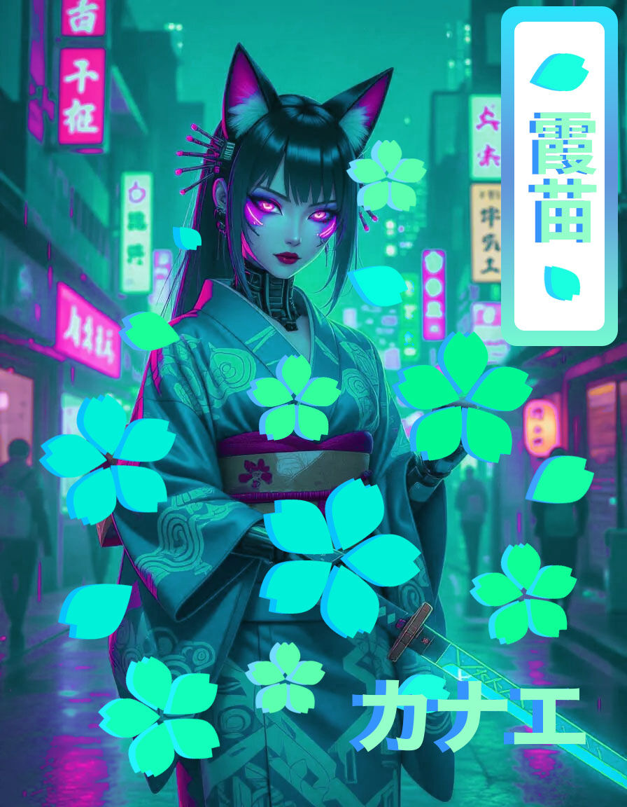 Cyberpunk Kitsune Kanae