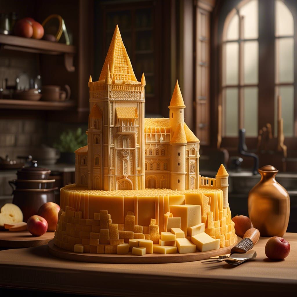 A Cheese Castle!  by @ADiCCted