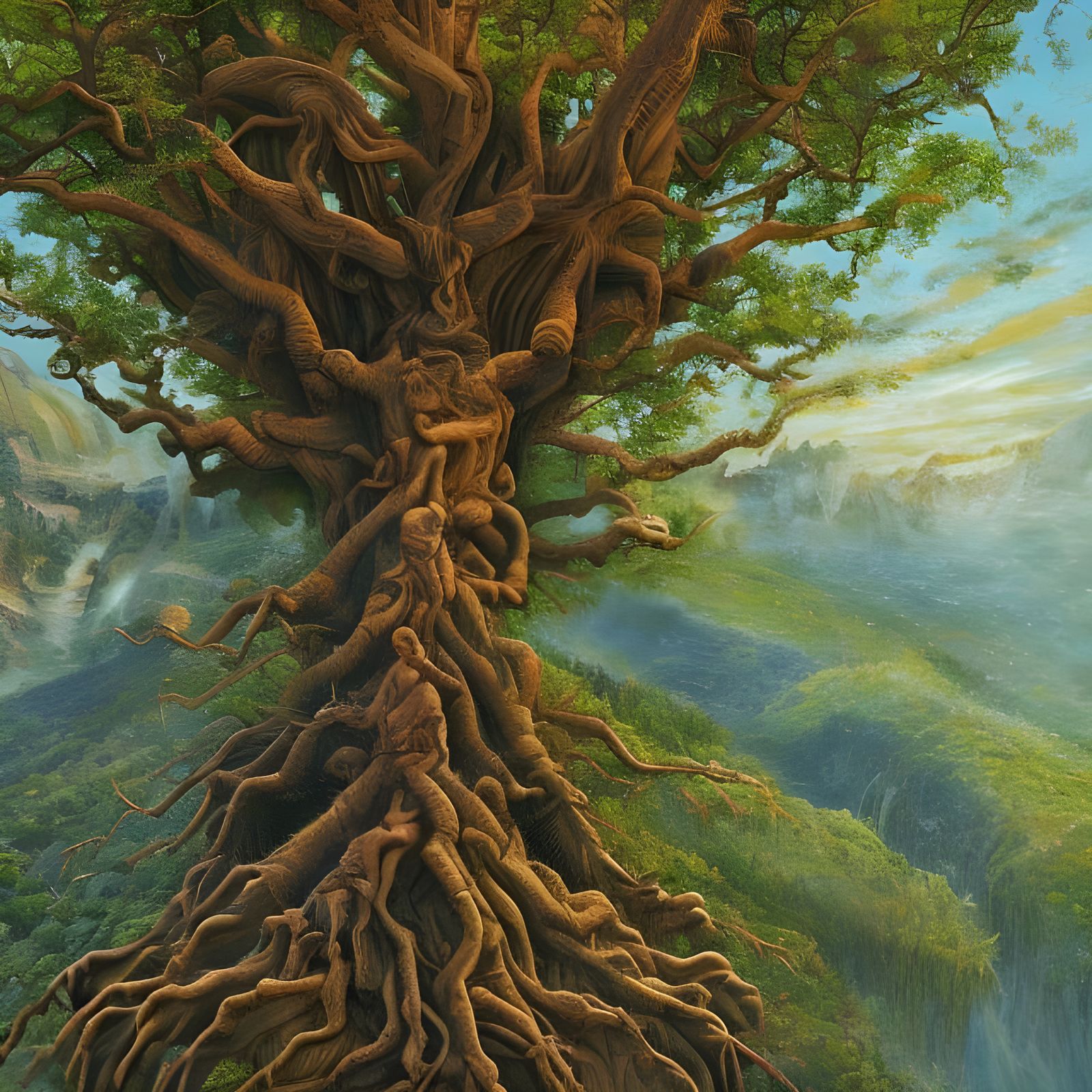 Tree of life - AI Generated Artwork - NightCafe Creator