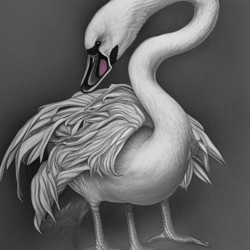 Swan Drawing - YouTube
