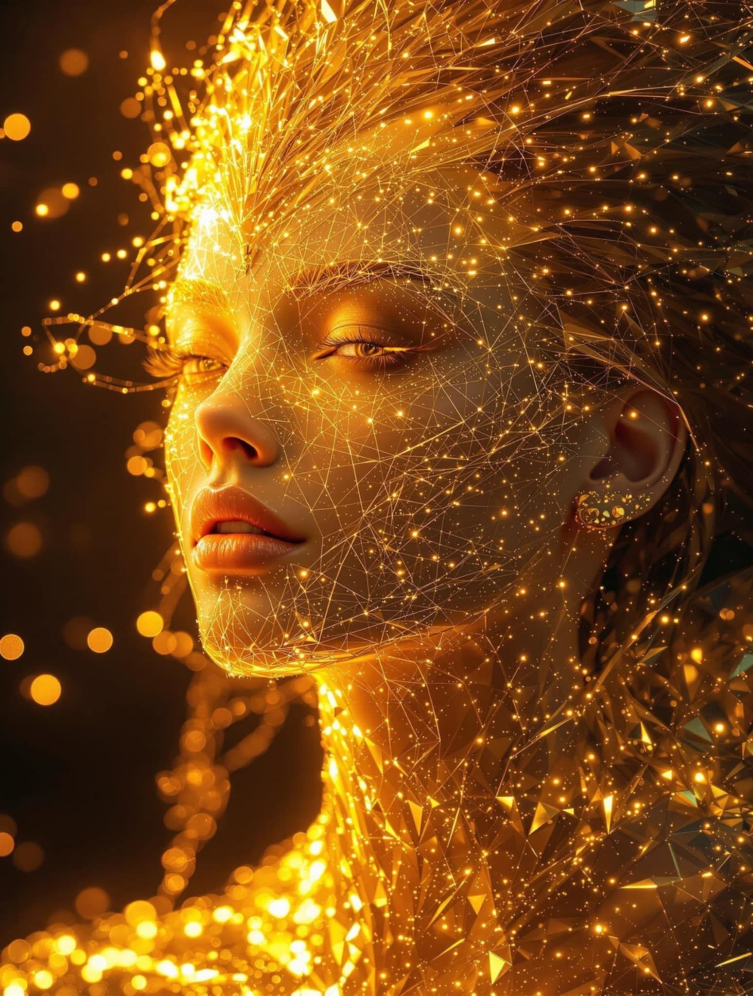 Illuminated by an inner radiance