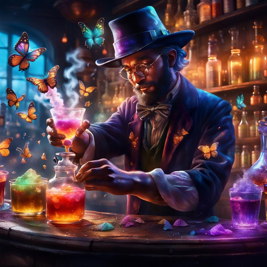 Bar «On Diagon Alley»  by @MiracleCinnamon