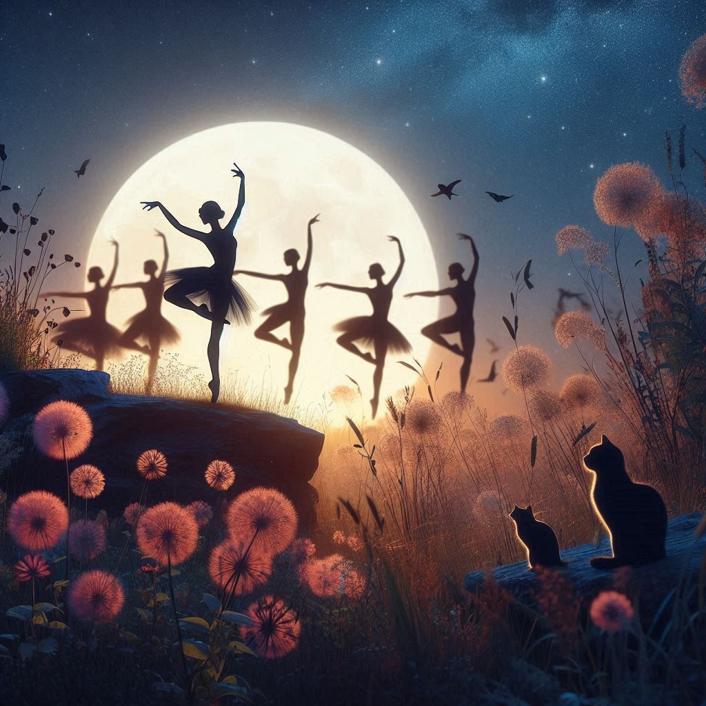 Moonlight silhouette, natural colors, cliff, tunnel entrance...