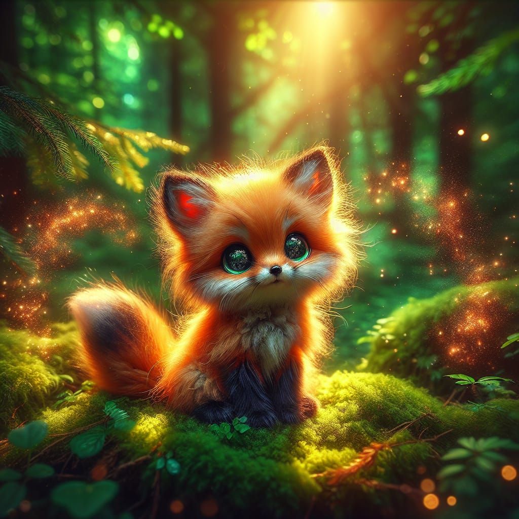 Magic fox!  by @SHAWNSLAWNS