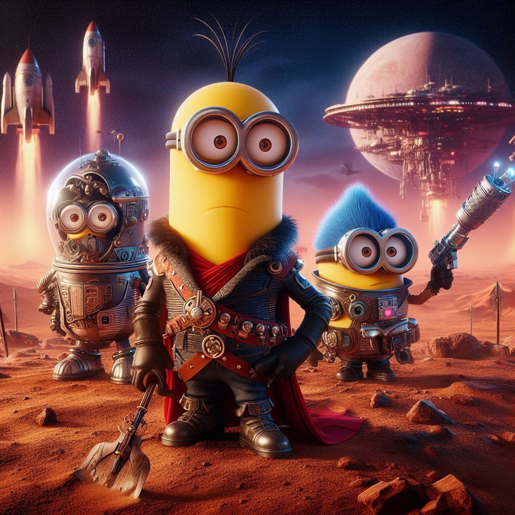 Minions space pirates