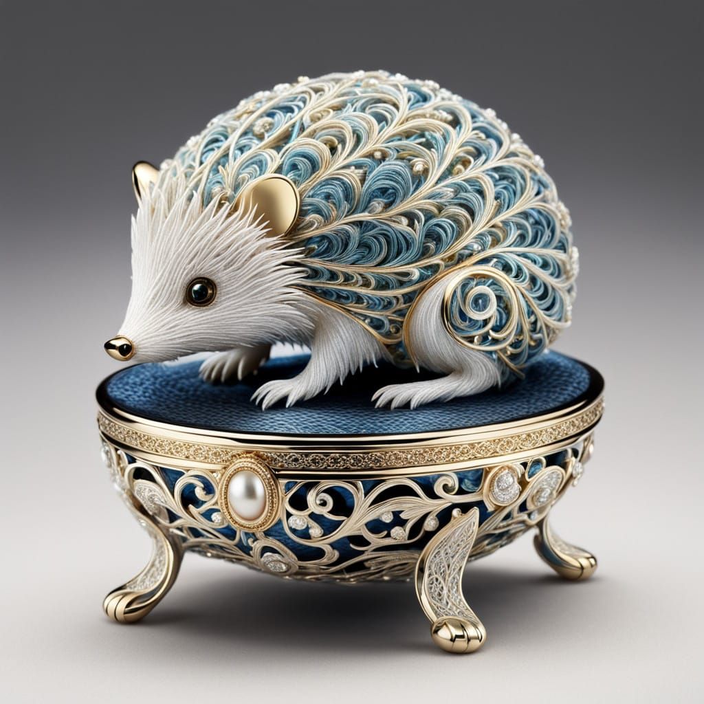 Openwork Hedgehog  by @Sumaya Ali