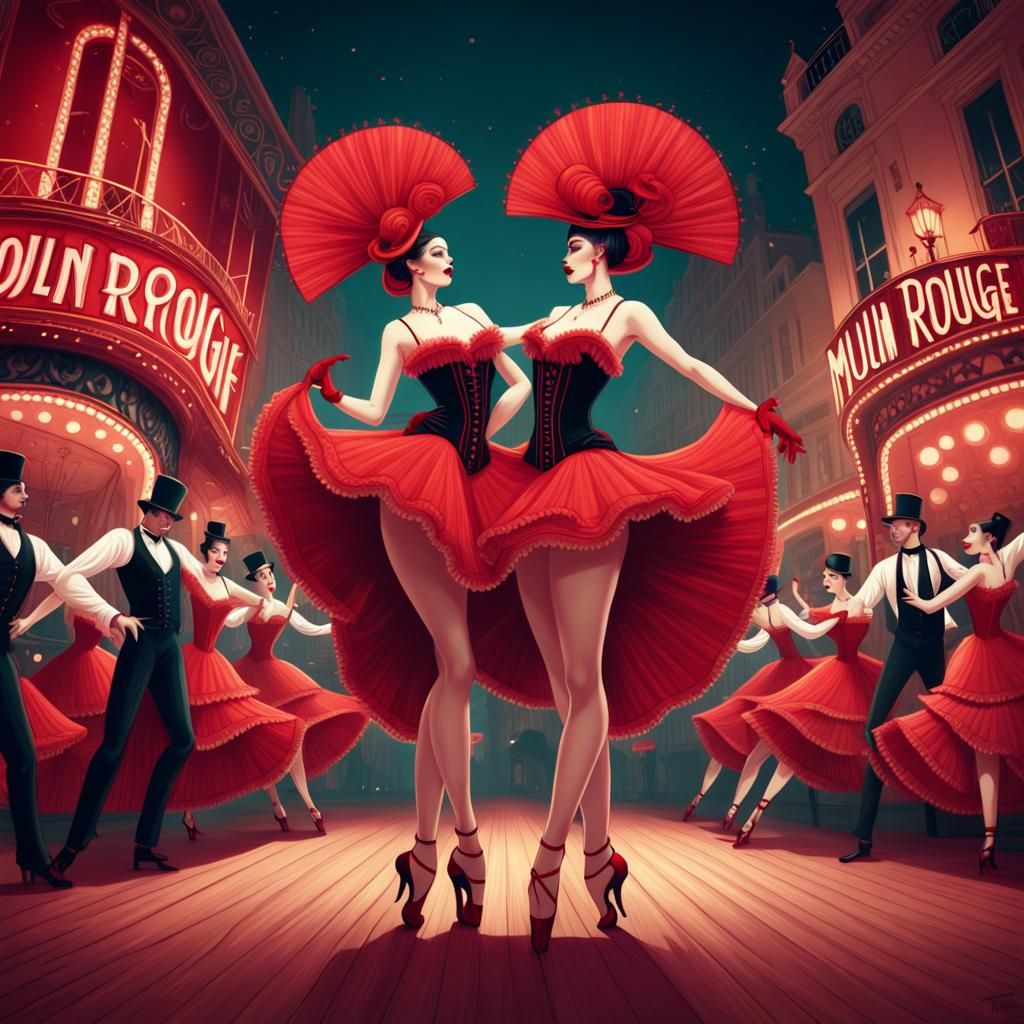 At the Moulin Rouge