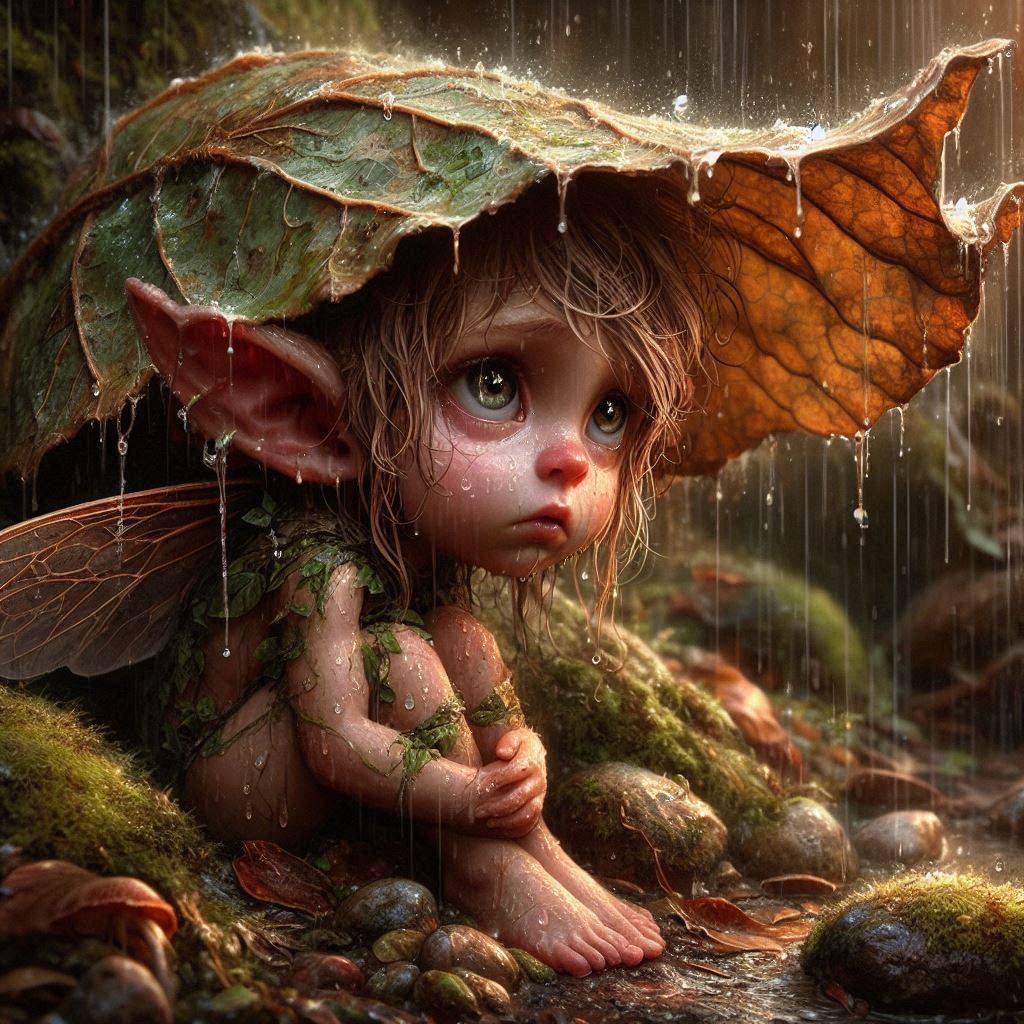 Rainy day fairy