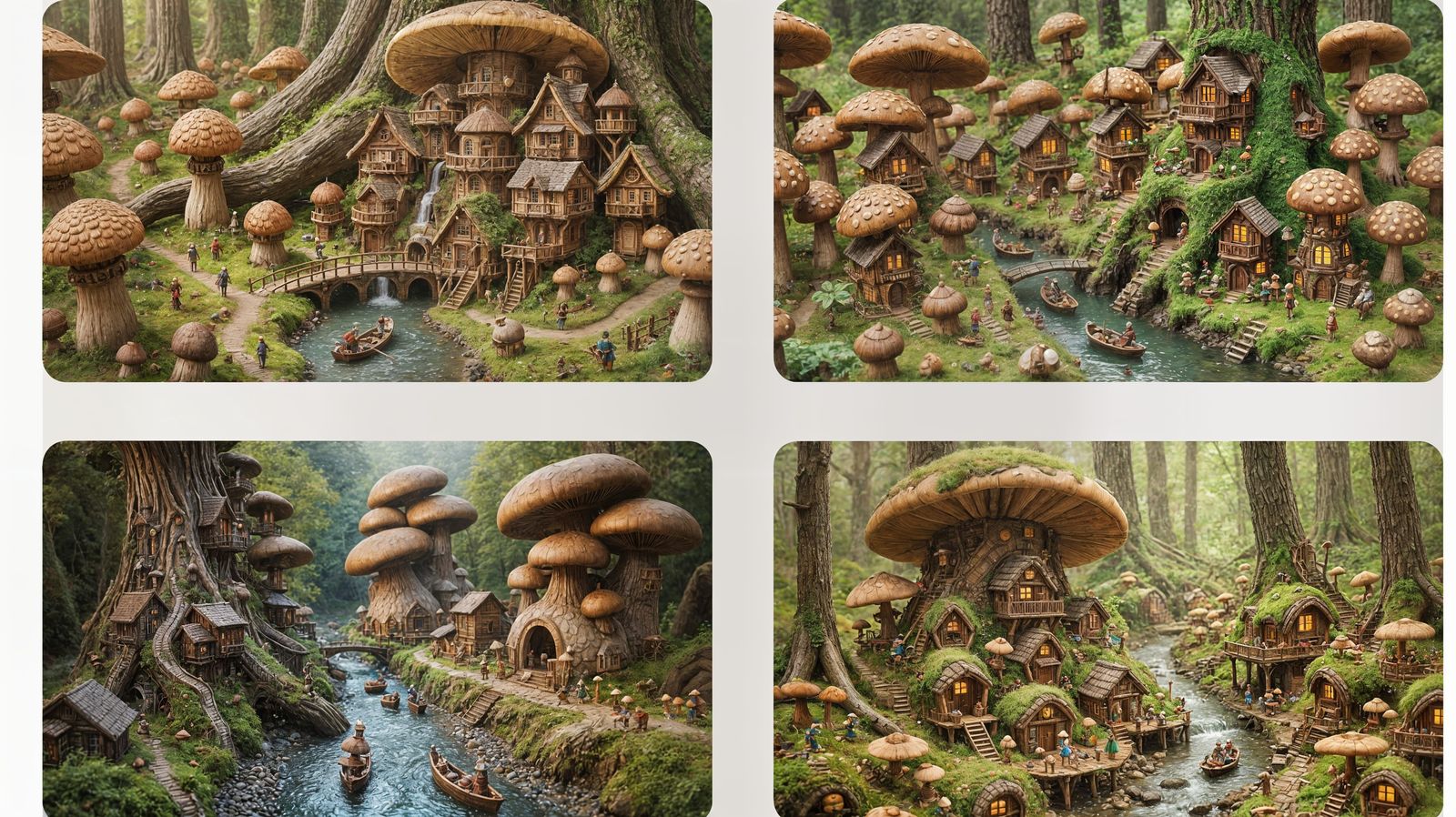 Mushroom Village 4 block