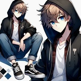 Eastern Indigo the anime character