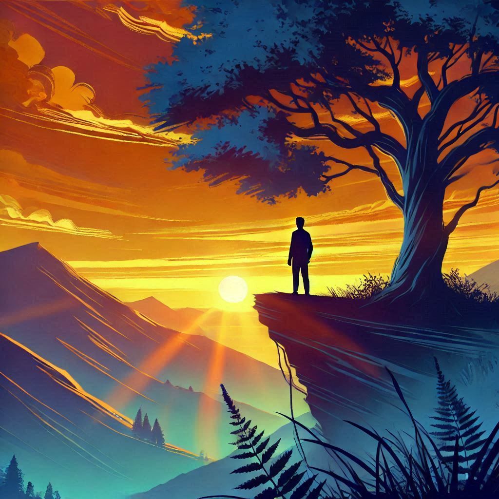 Silhouette landscape