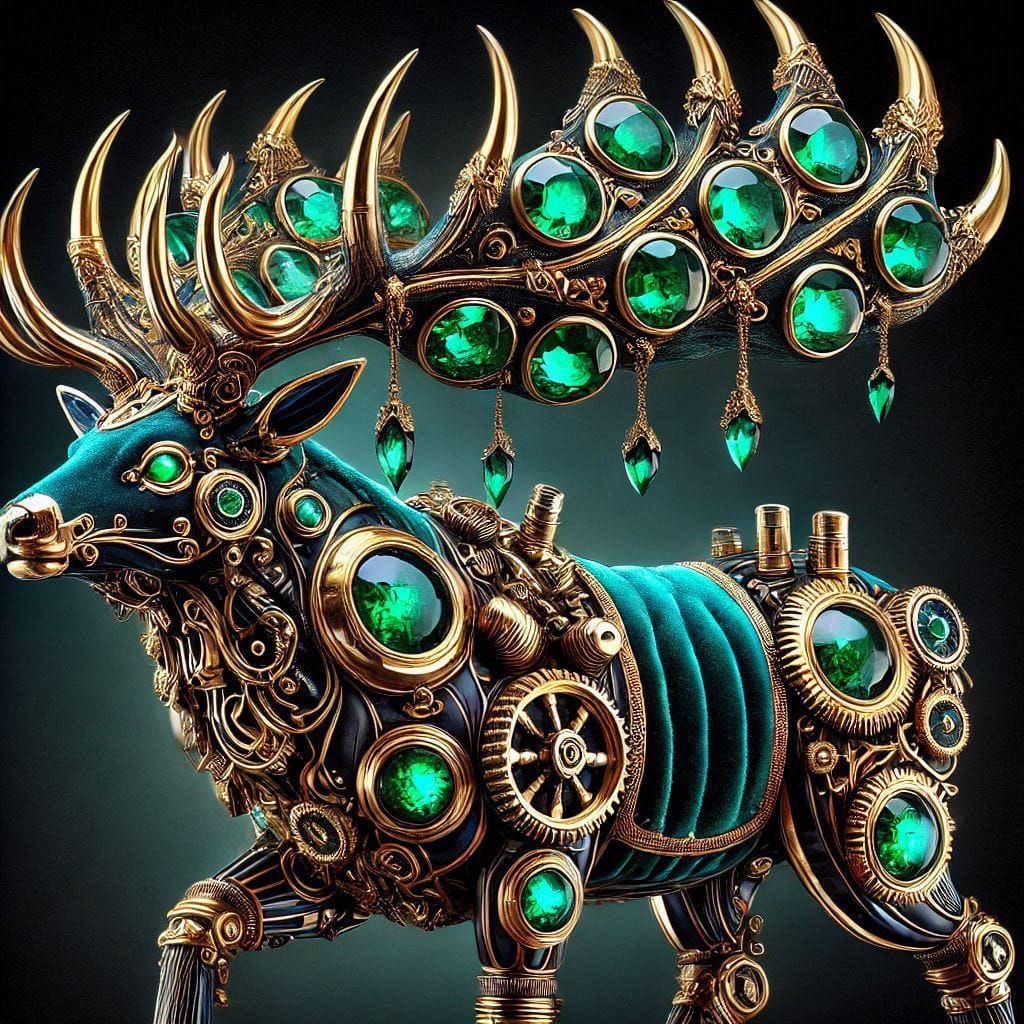 Steampunk stag