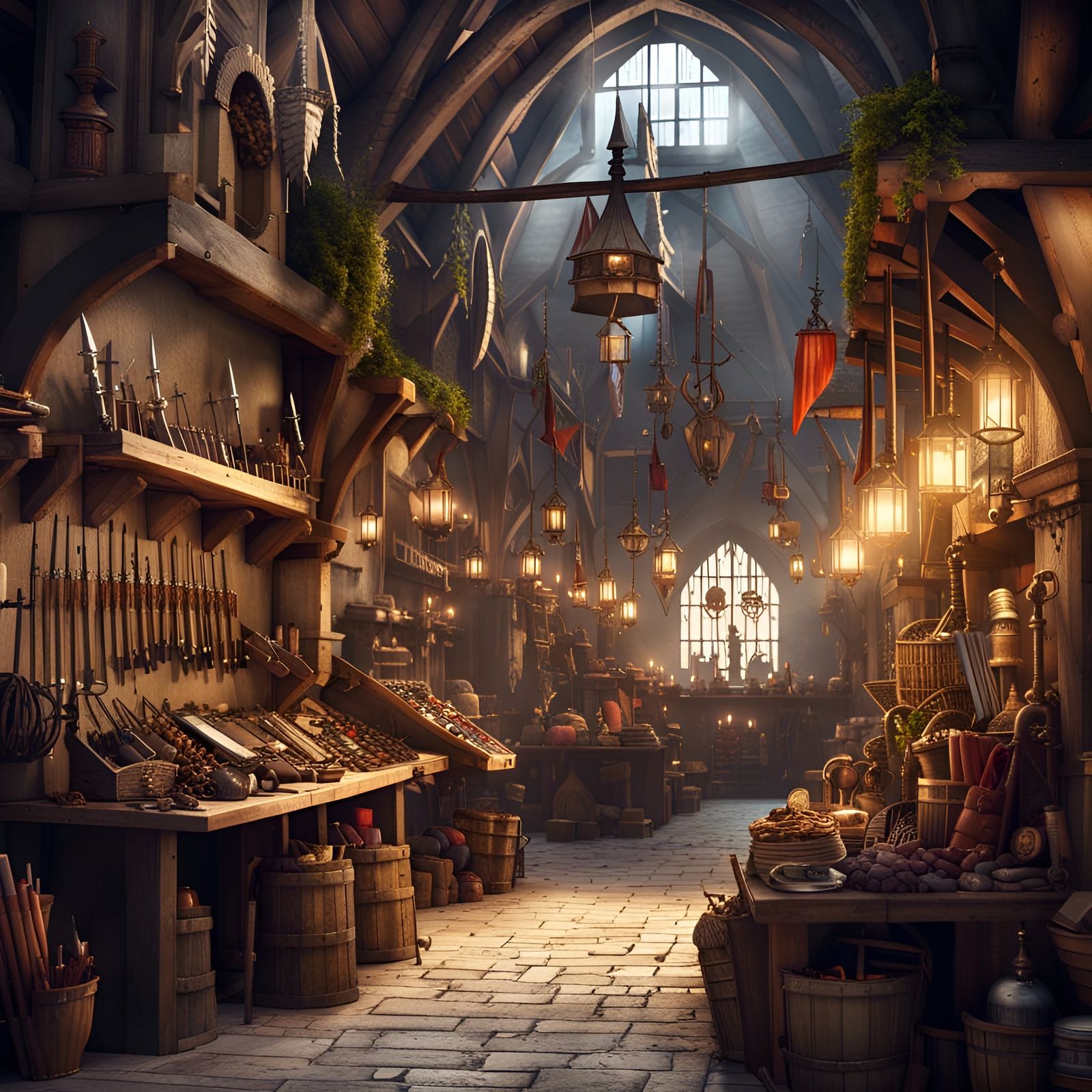 Medieval Market  by @Renkompri