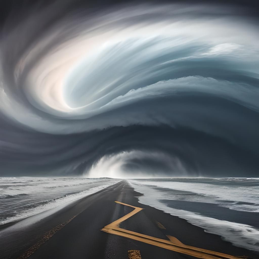 Abstract Tornado Generated by AI