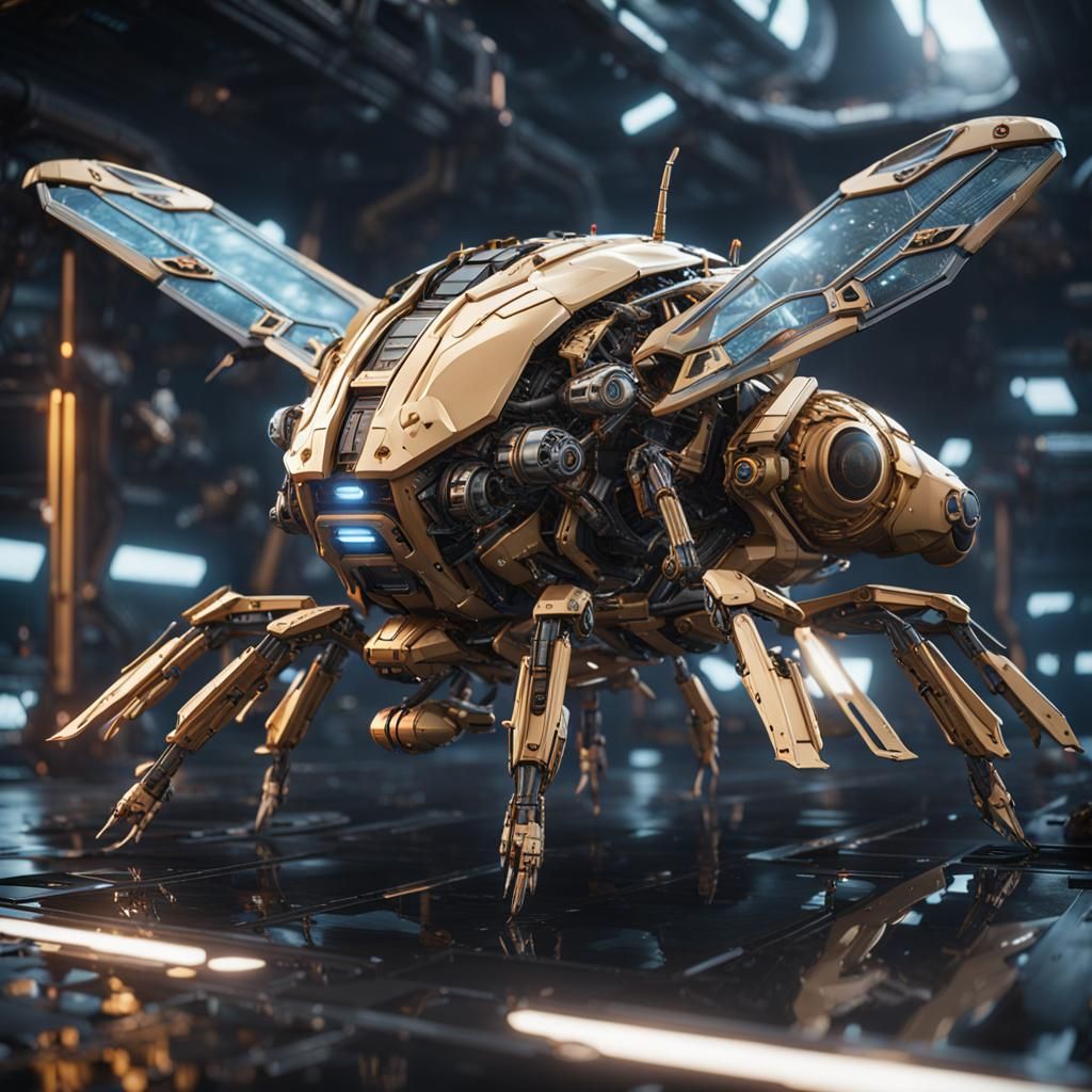 spaceship, insect