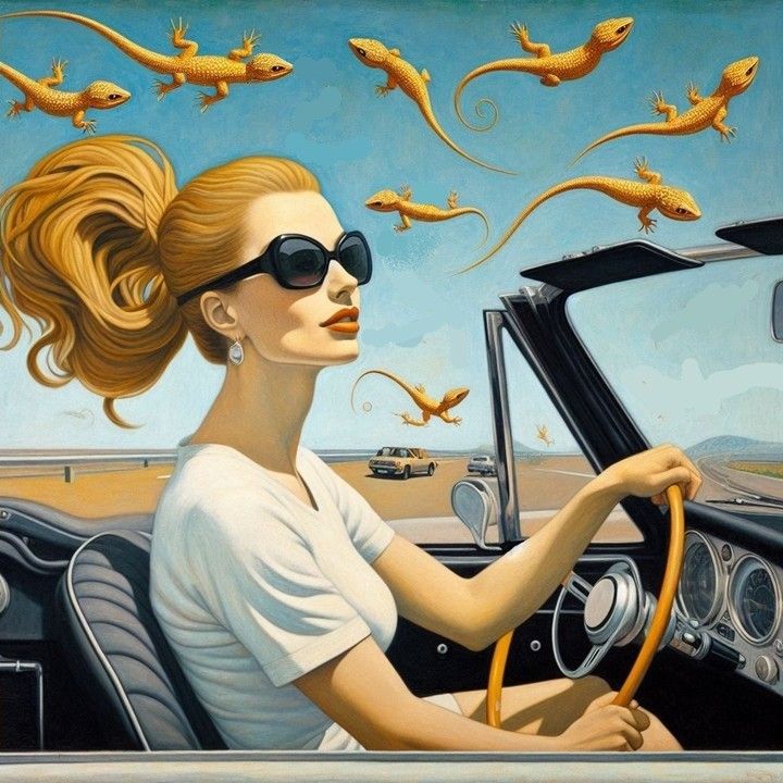 Alligator Lizards in the Air