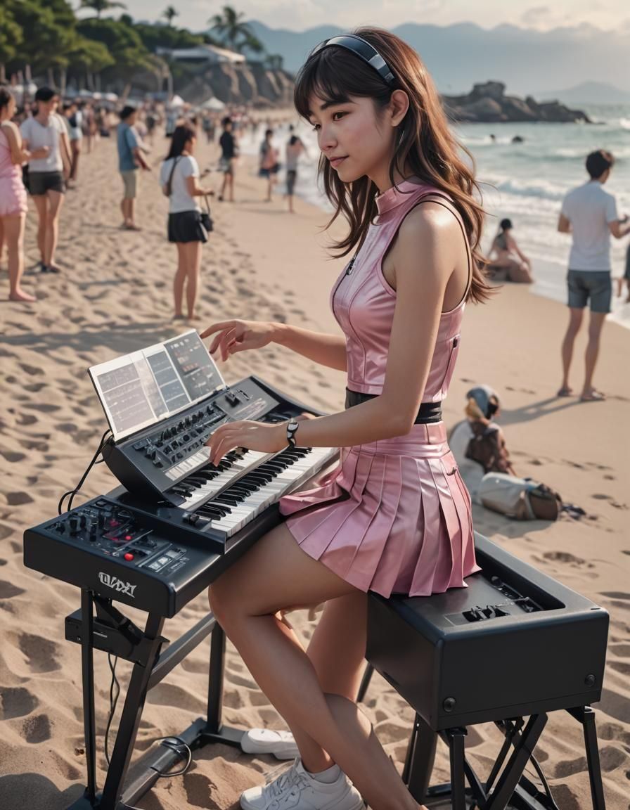 synthesizer Pink Lady
