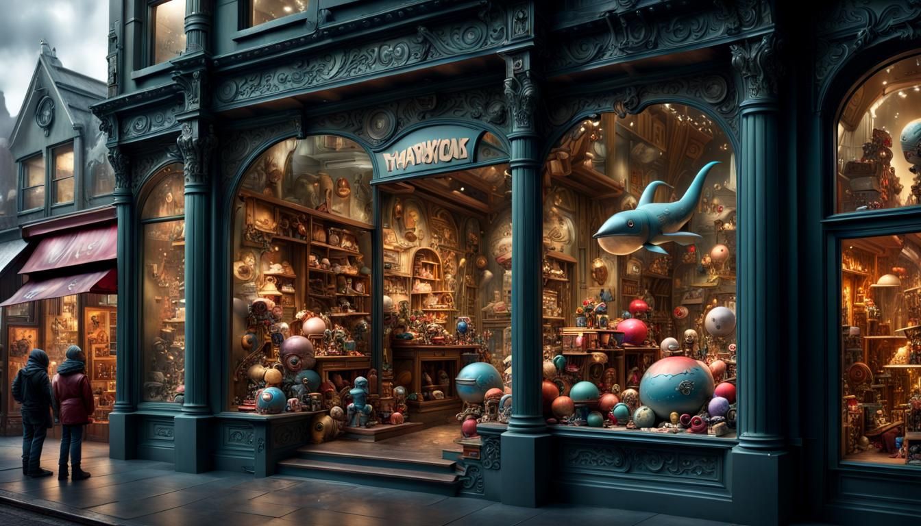 Toy Shop Window Displays