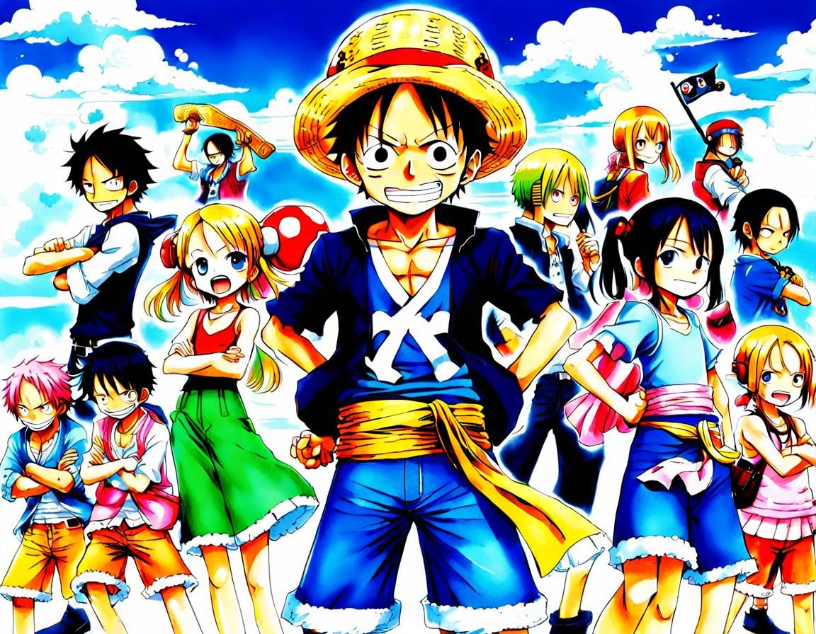 One Piece by artist "anime", Anime Key Visual, Japanese Mang...