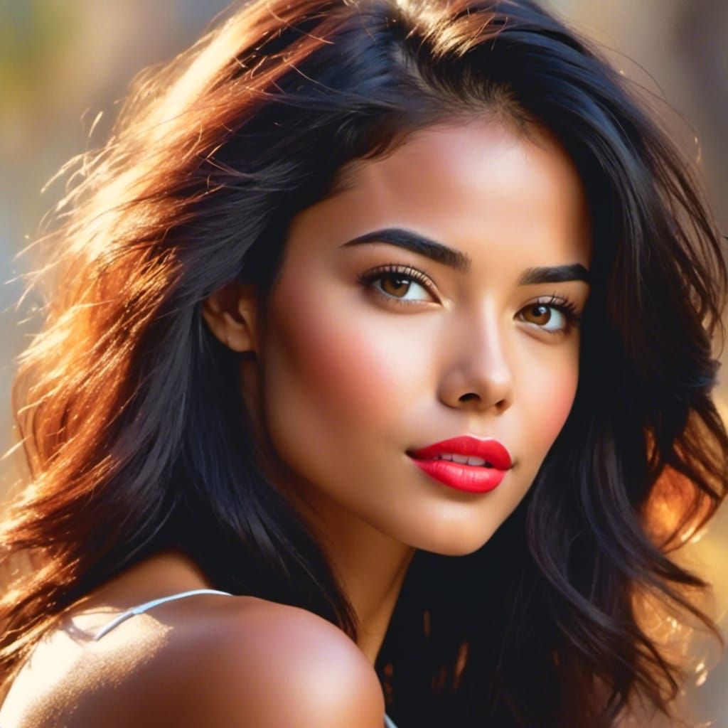 A gorgeous woman <lora:Lovely:1.0>