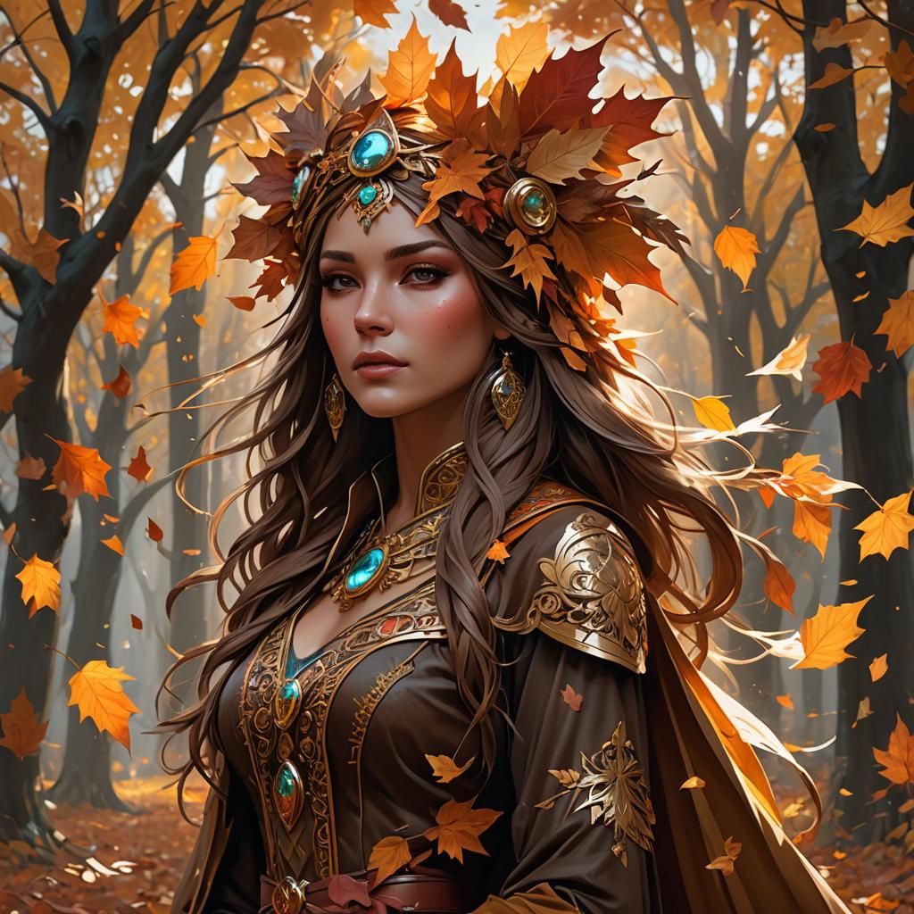 Sienna does Autumn Equinox - AI Generated Artwork - NightCafe Creator