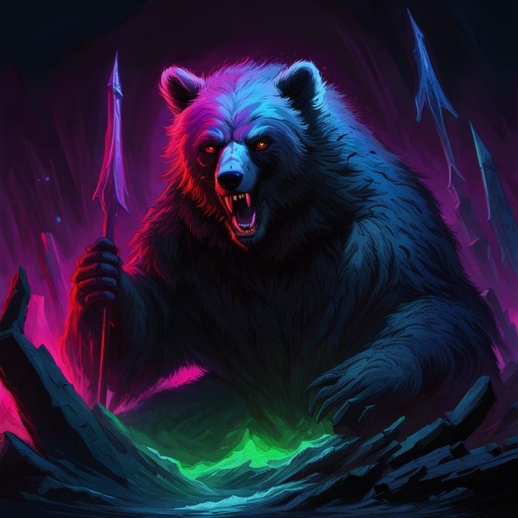 Death Bear - AI Generated Artwork - NightCafe Creator