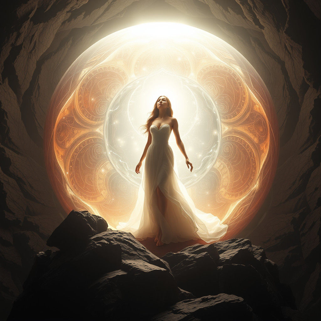 She is the origin of the Dog Star - she is light