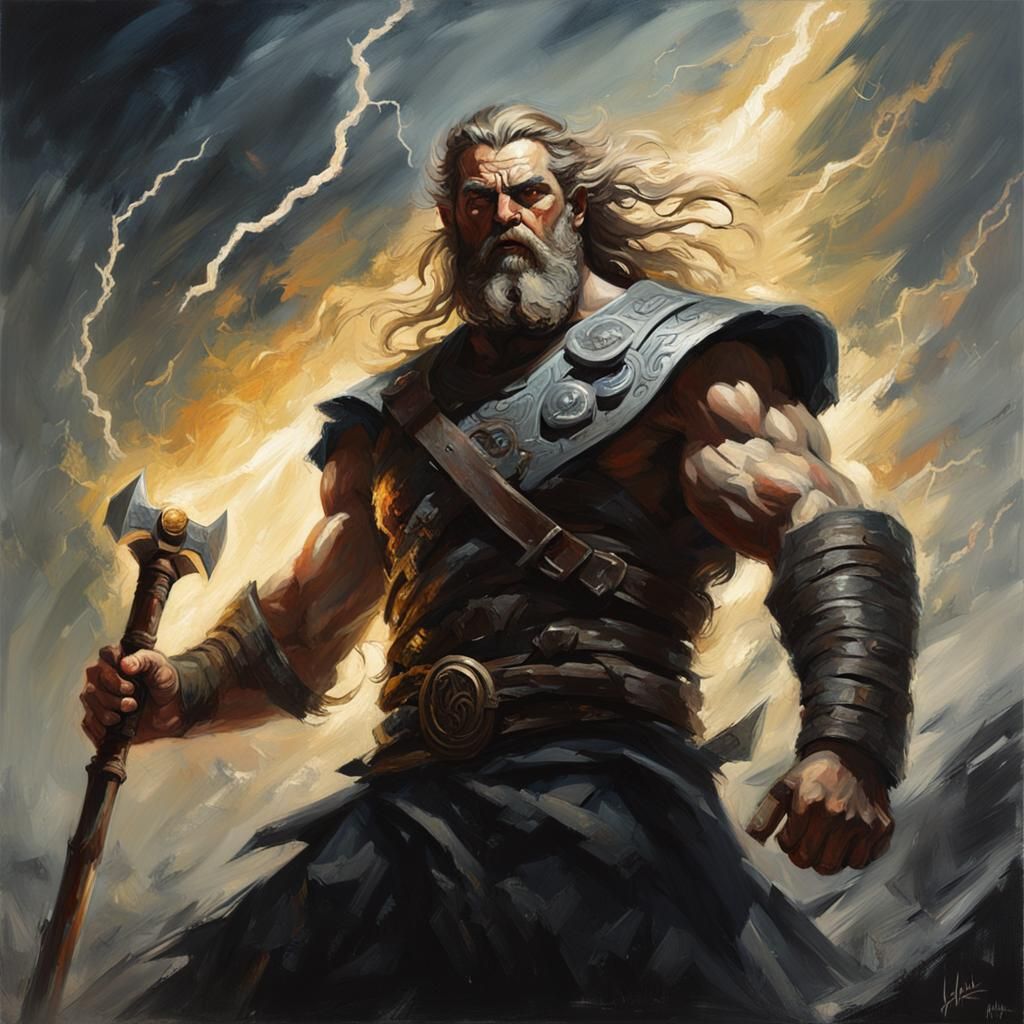 Perun Slavic god of thunder