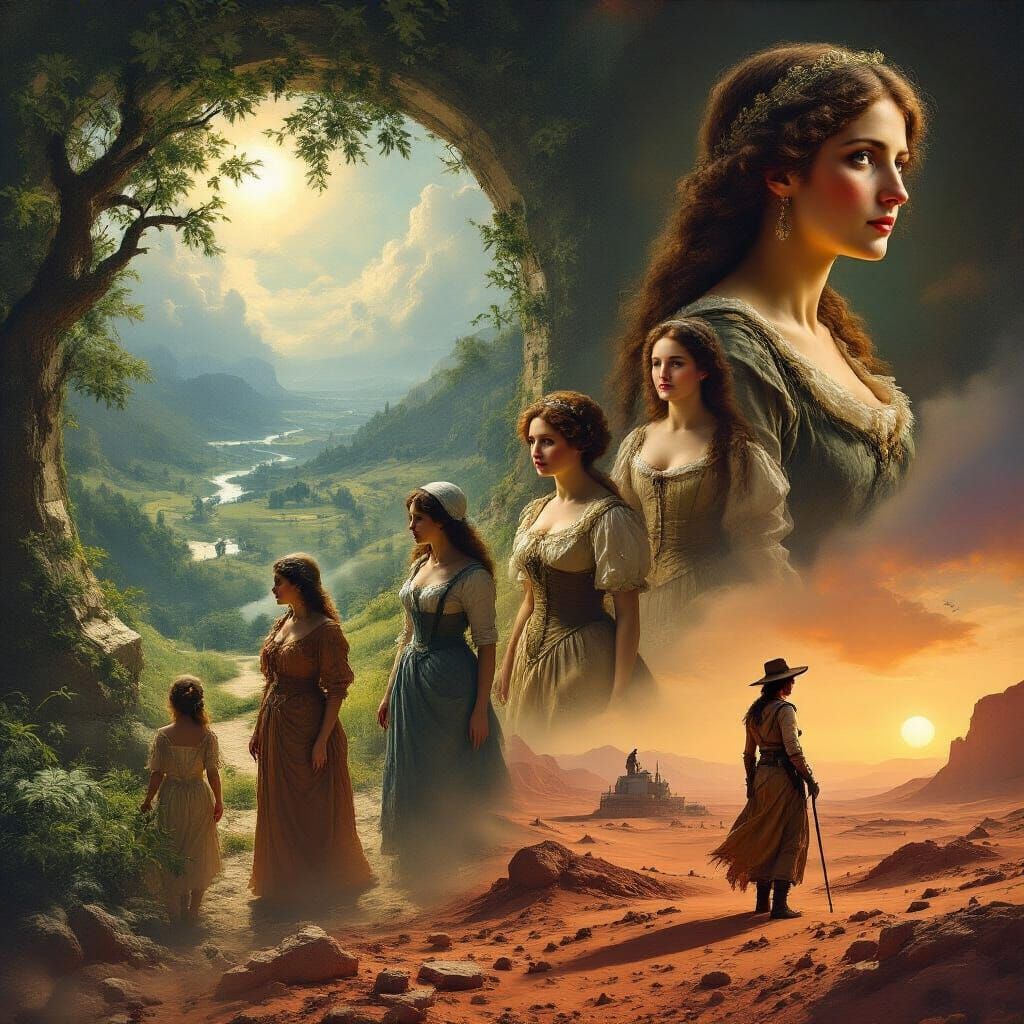 The Nurturing Role of Women Transforms Wastelands to Utopia.