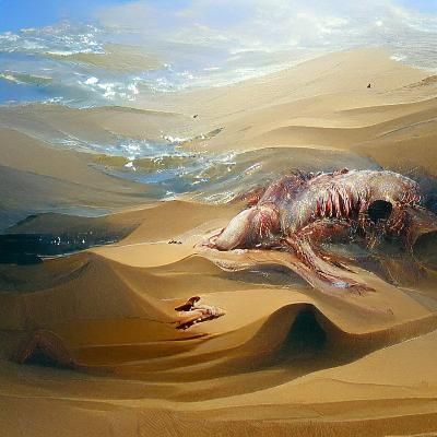 the creature beneath the sand