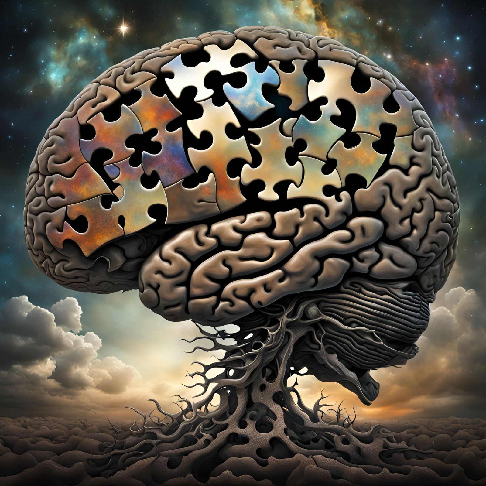 Puzzled mind  by @DeeB