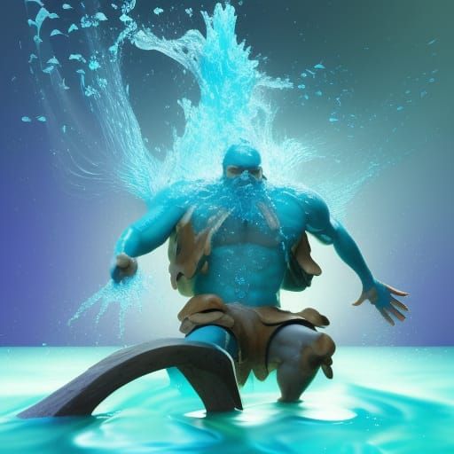 Splash Down AI Generated Artwork NightCafe Creator