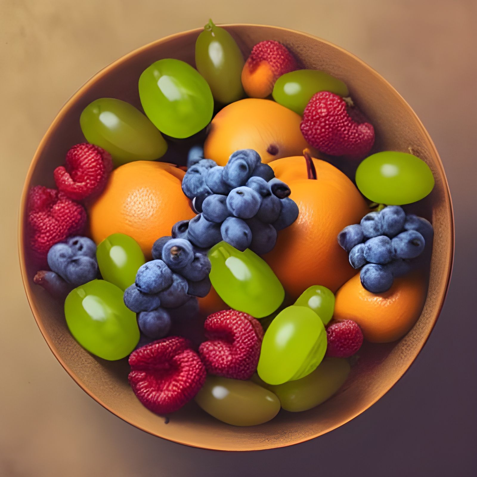 Bowl Of Fruit, High detail, Photorealistic