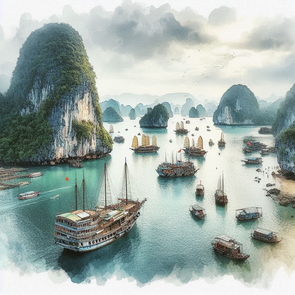 Ha Long Bay in Vietnam