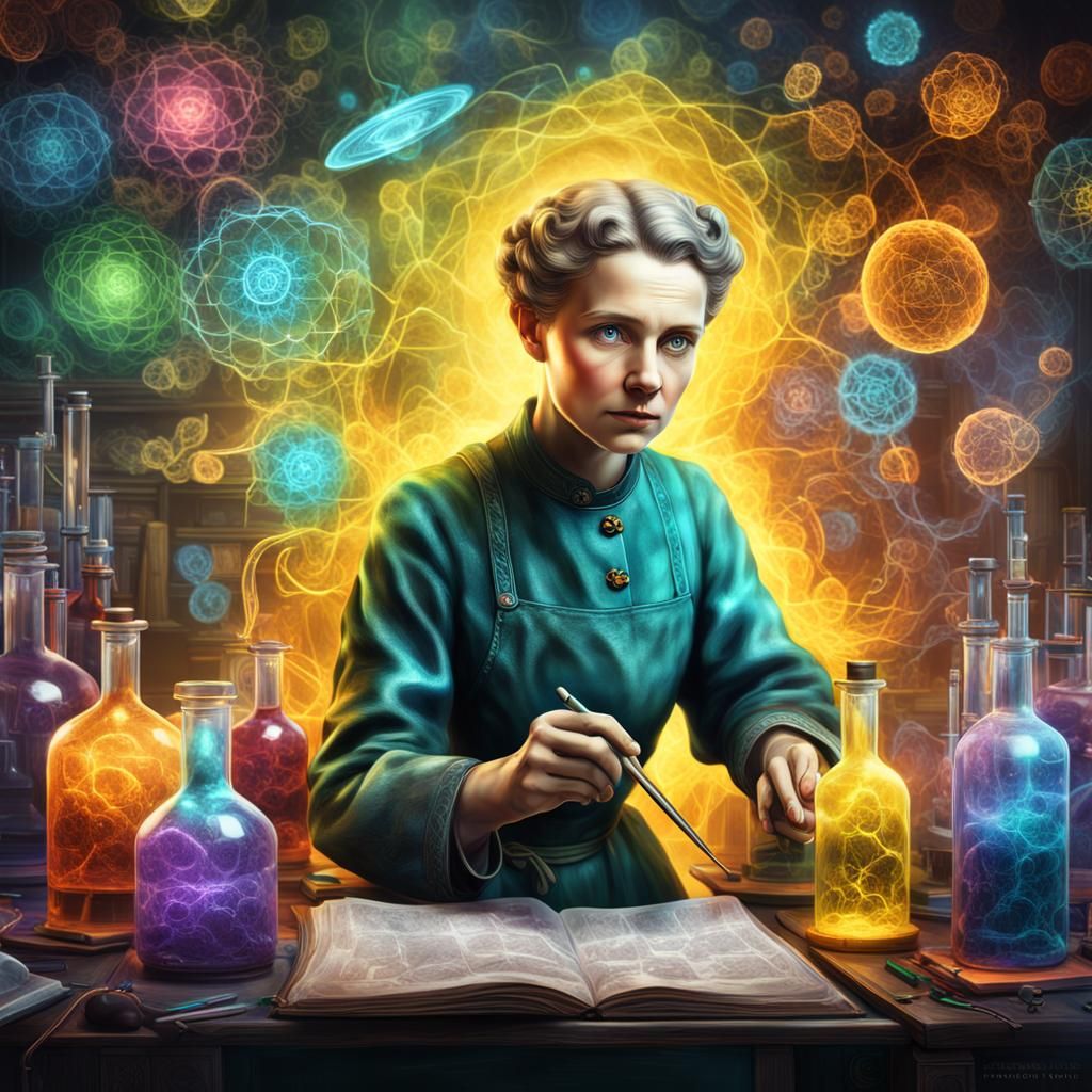 Marie Curie  by @Raleigh White