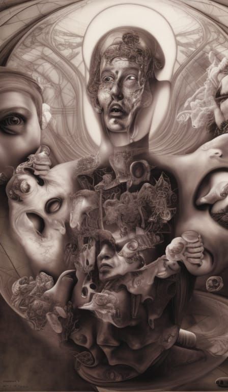 Surreal Dreamscape: Hyperrealistic Visions in Dystopian Heav...