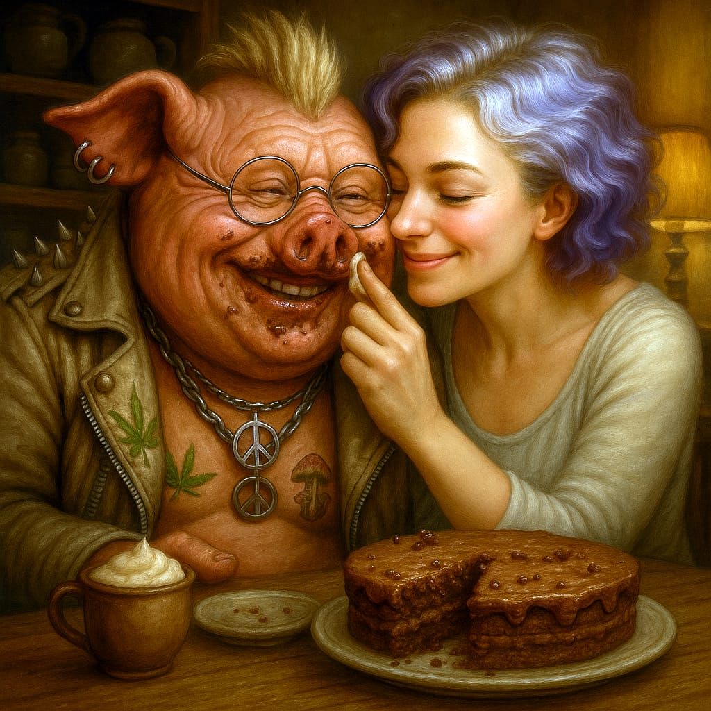 Joppie and Magma: Comfort through Cake, Stage I