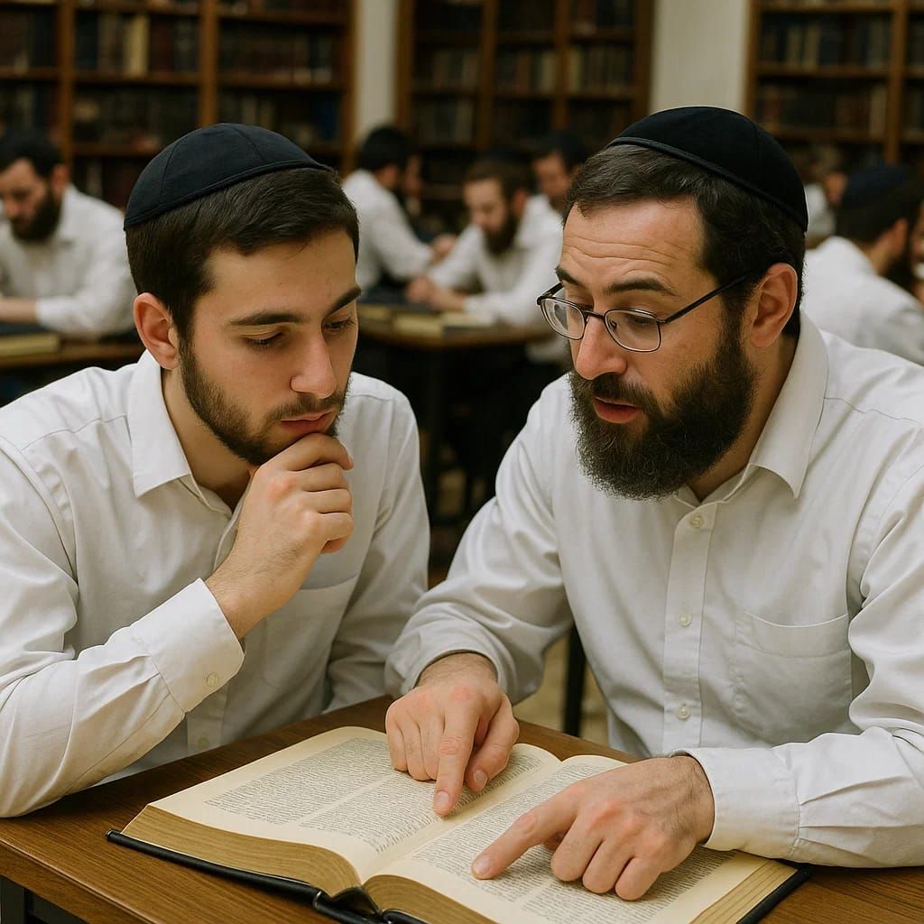 אברכים לומדים חברותא